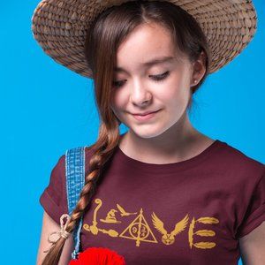 Hermione Love Tee, LOVE shirt, Wizard Love t-shirt, Wizard Shirt, Funny Wizard